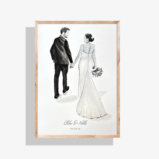 Custom Wedding Portrait